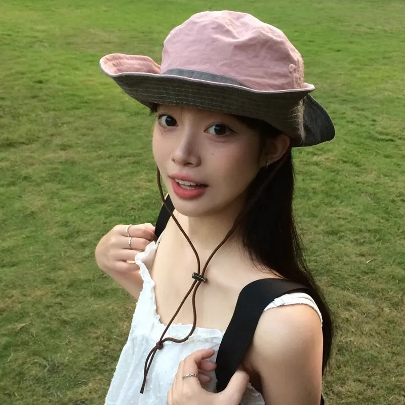 EEEENO Cotton Bucket Hats Unisex-9