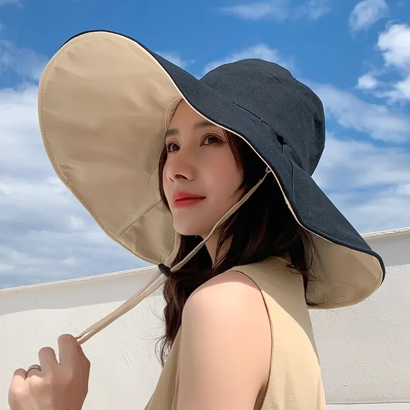 EEEENO Cotton Bucket Hats Unisex-16