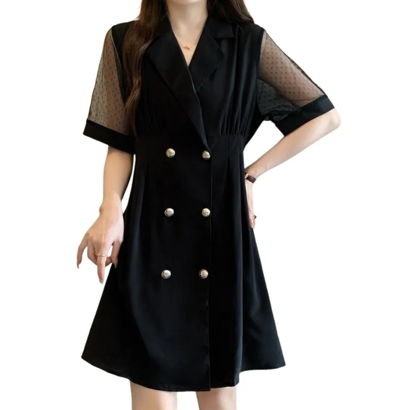 KAISER Short Sleeved Dress Women's Black-3