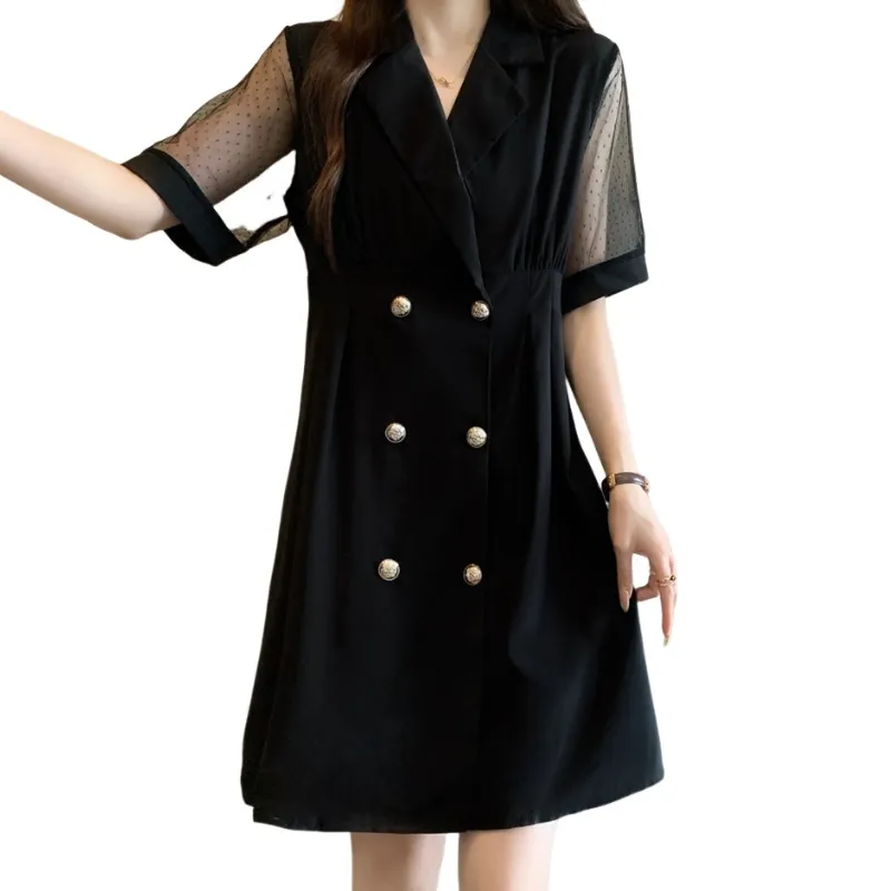 KAISER Short Sleeved Dress Women's Black-4