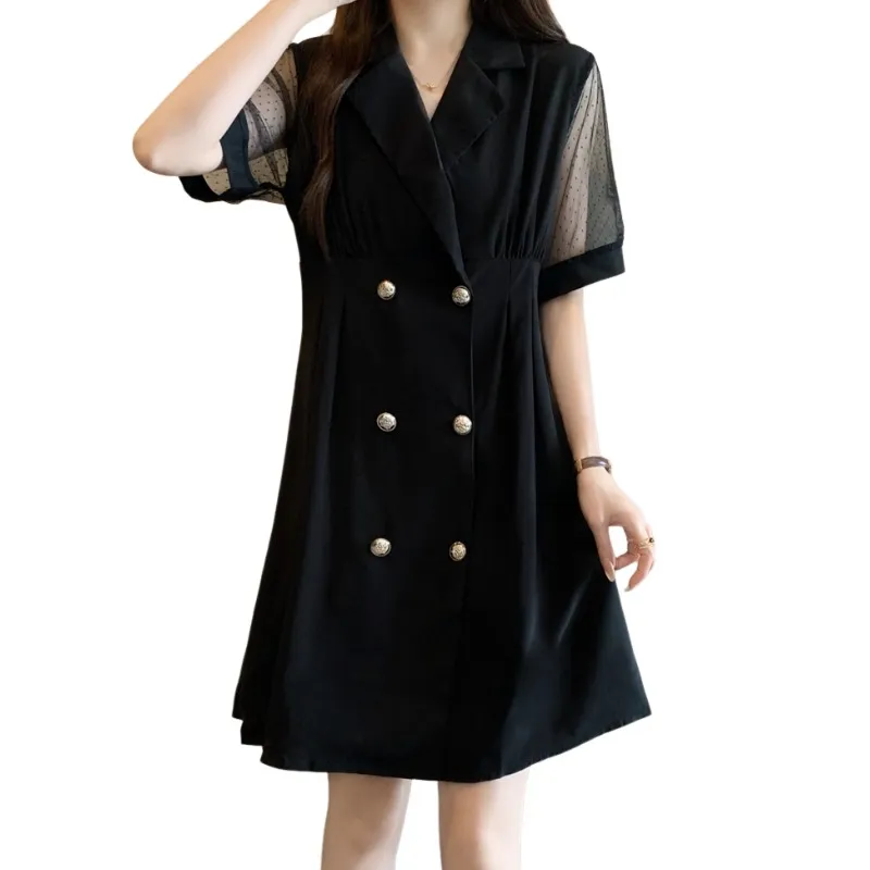 KAISER Short Sleeved Dress Women's Black-1