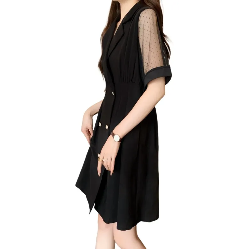 KAISER Short Sleeved Dress Women's Black-2