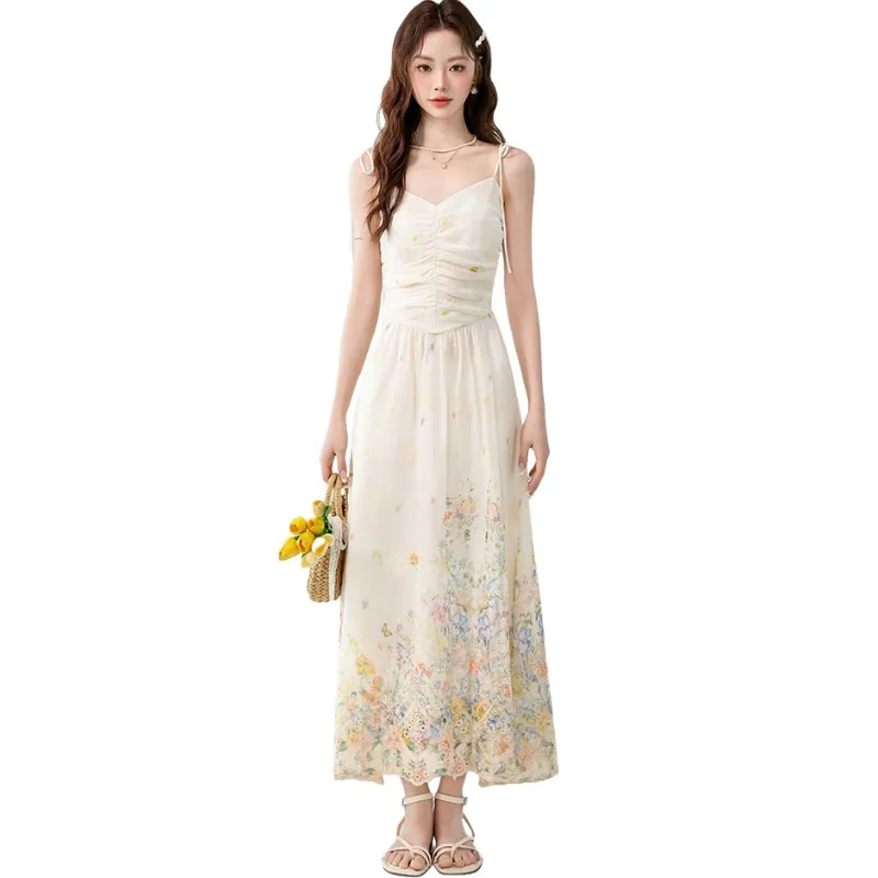 KAISER Slip Dress Women's Apricot-3