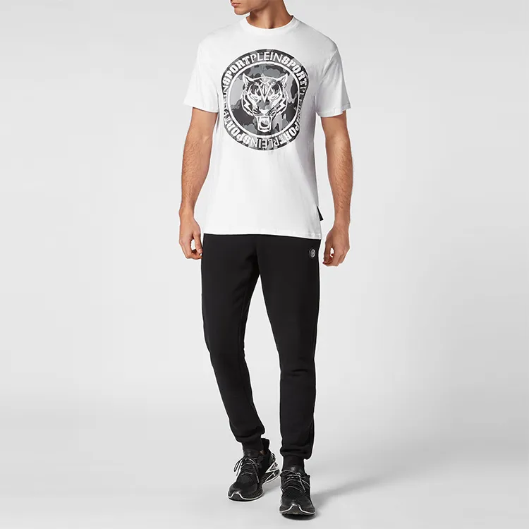 PLEIN SPORT Graphic print Cotton T shirt-1