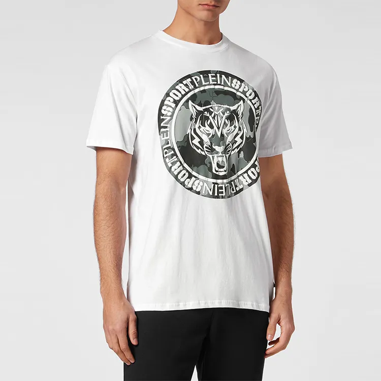 PLEIN SPORT Graphic print Cotton T shirt-3