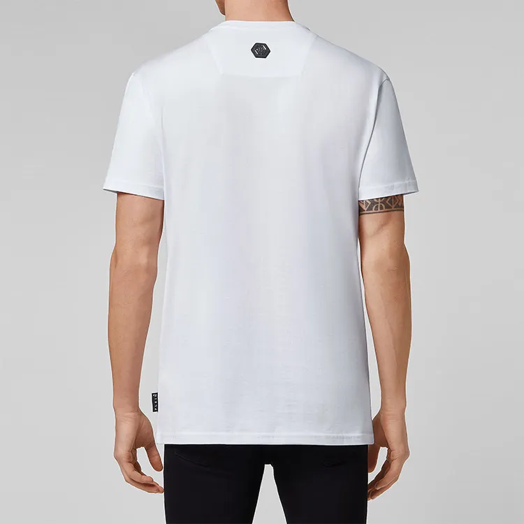 PHILIPP PLEIN Crystal Skull Cotton T shirt-2