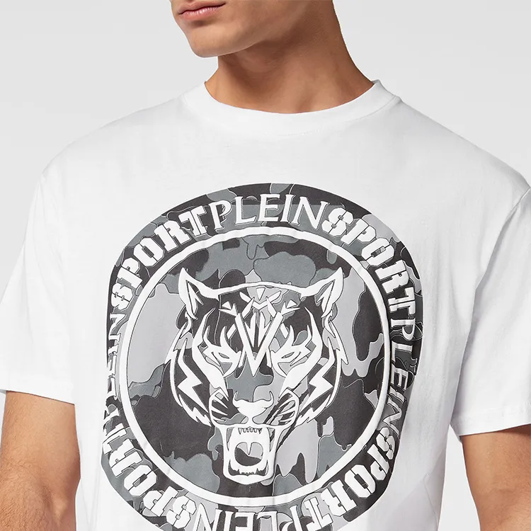 PLEIN SPORT Graphic print Cotton T shirt-4