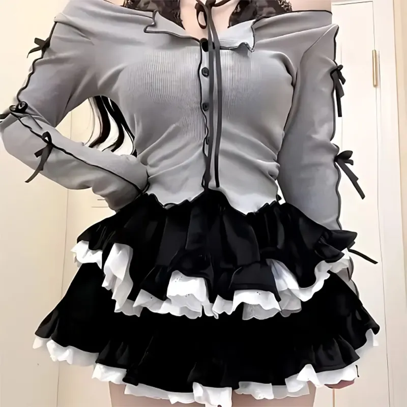 COVER TIME Casual Short Skirts Women's-2