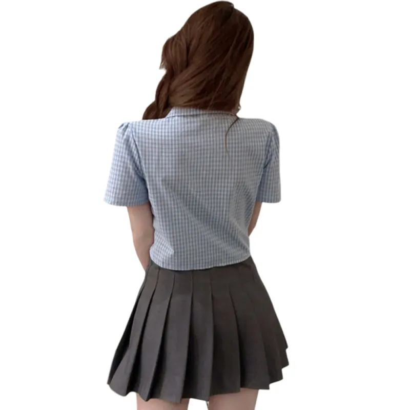 COVER TIME Shirts Women's Blue-1