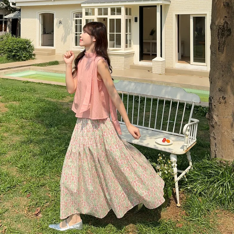 COVER TIME Two Piece Skirt Sets Women's-5