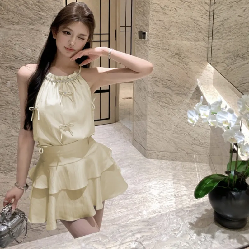 COVER TIME Two Piece Skirt Sets Women's-8