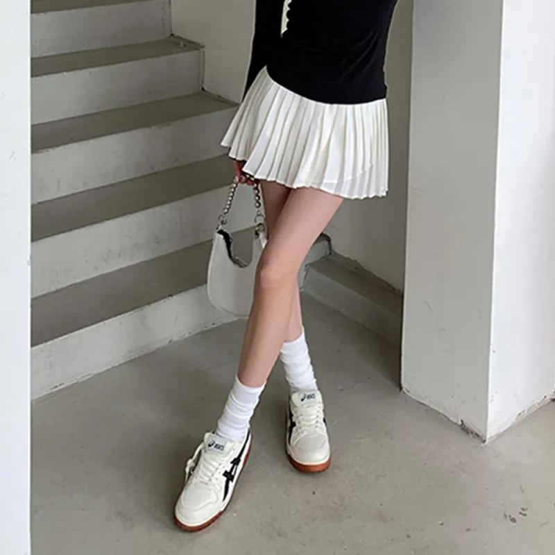 COVER TIME Casual Short Skirts Women's-5