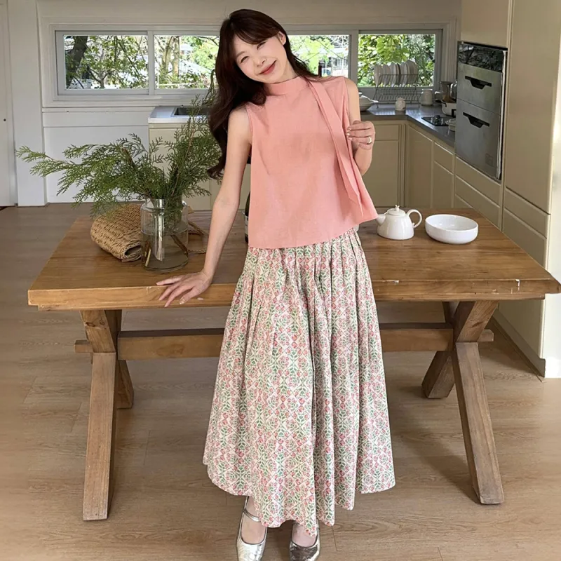 COVER TIME Two Piece Skirt Sets Women's-3