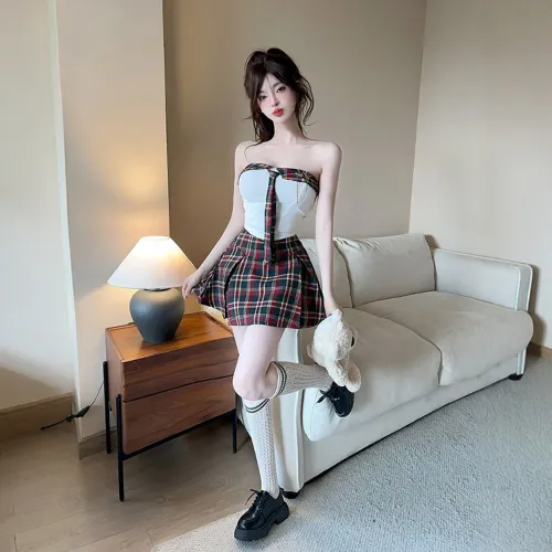 COVER TIME Two Piece Skirt Sets Women's