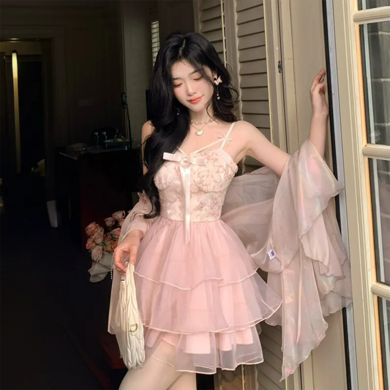 COVER TIME Fashion Slip Dress Women's-3
