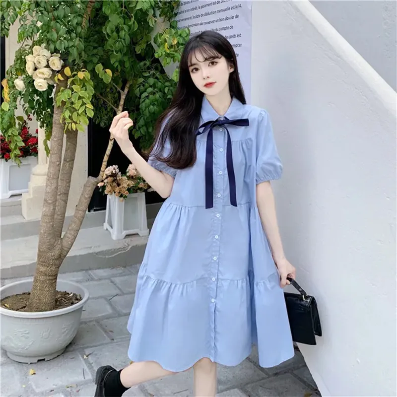 COVER TIME Short Sleeved Dress Women's-5