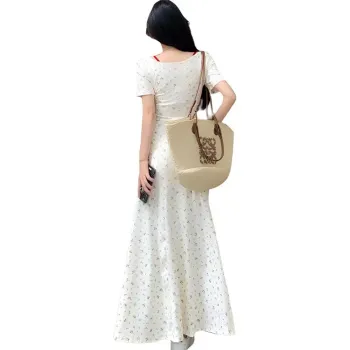 COVER TIME Short Sleeved Dress Women's Multicolor