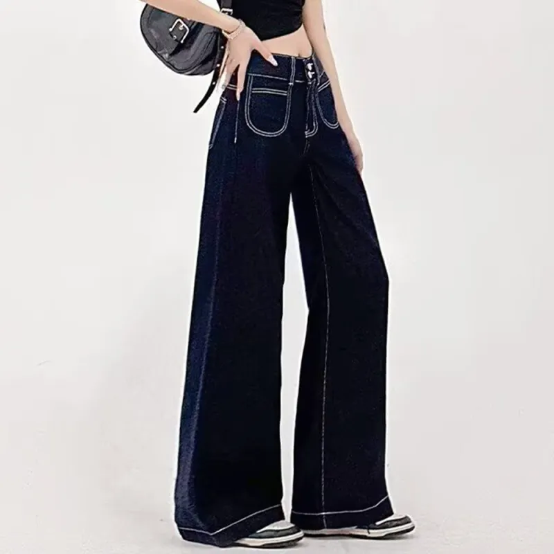 COVER TIME Jeans Women's Dark Blue-4