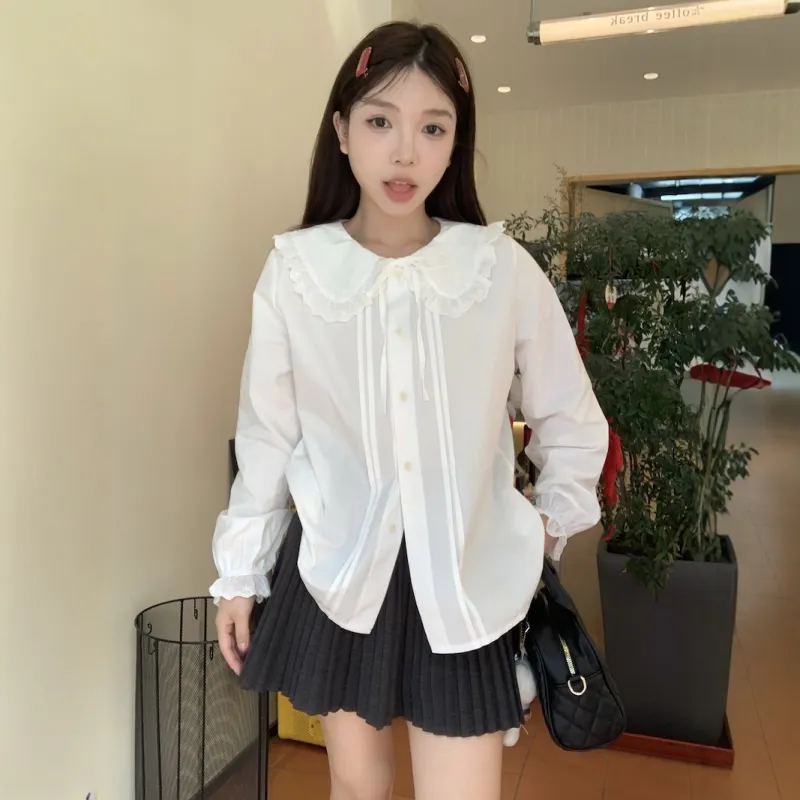 COVER TIME Shirts Women's White-1