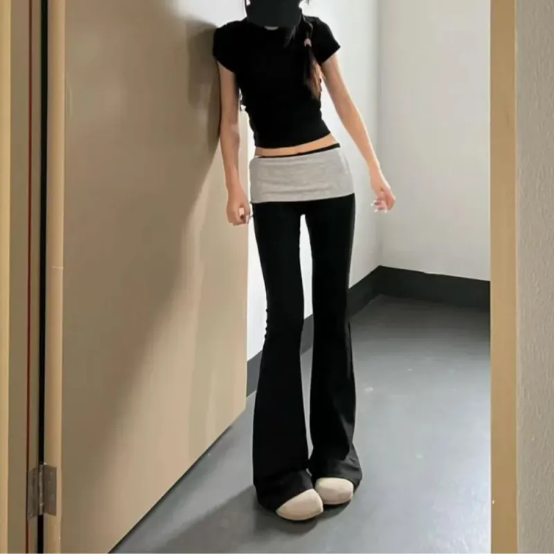 COVER TIME Casual Pants Women's Black-3