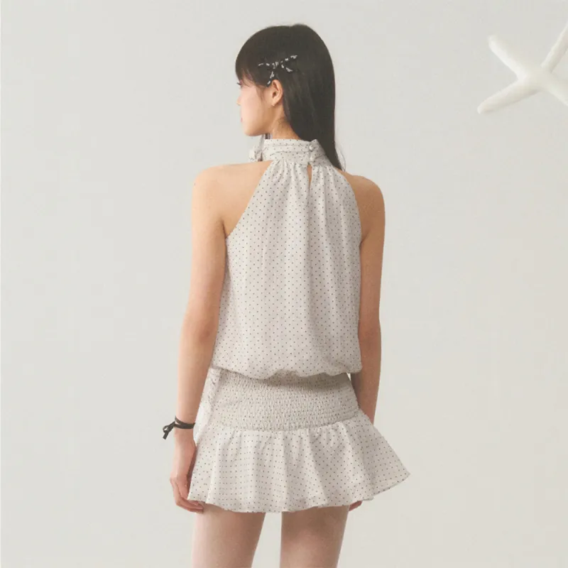 COVER TIME Sleeveless Dress Women's White-6