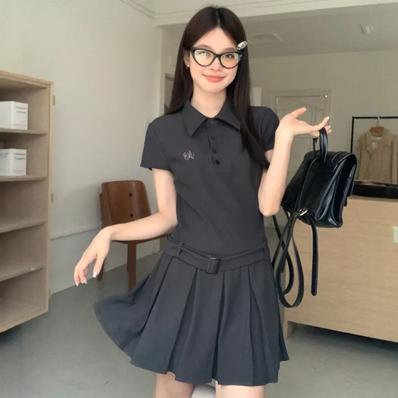 COVER TIME Short Sleeved Dress Women's-5