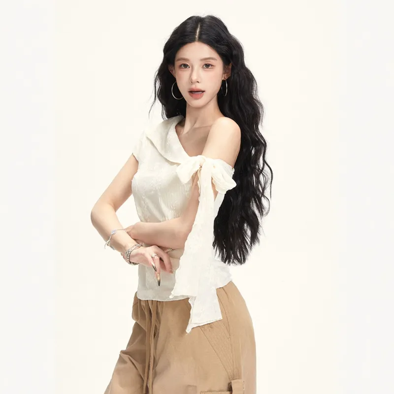COVER TIME T Shirt Women's White-2