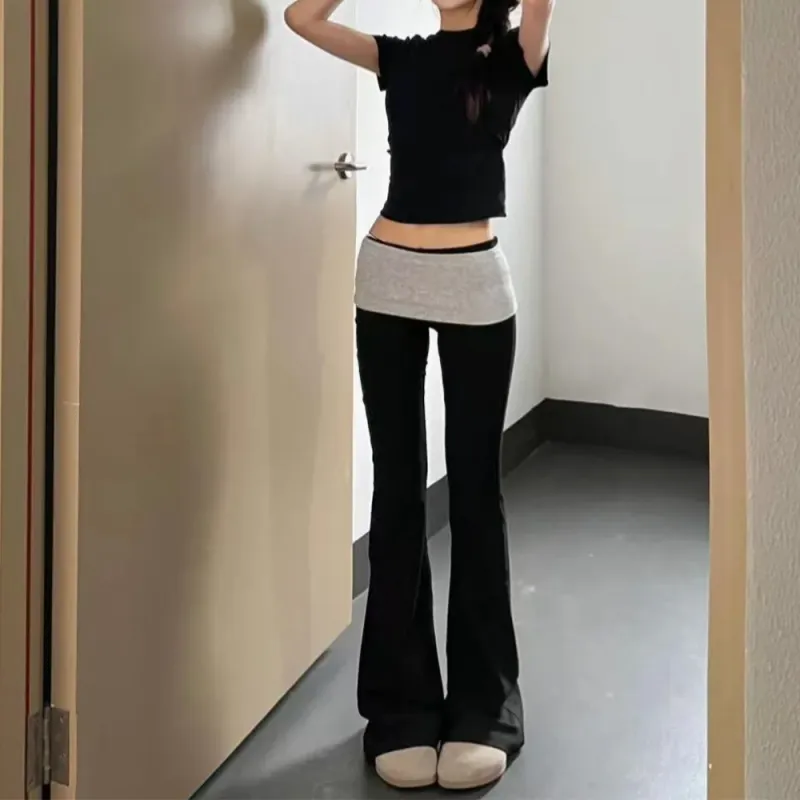 COVER TIME Casual Pants Women's Black-2
