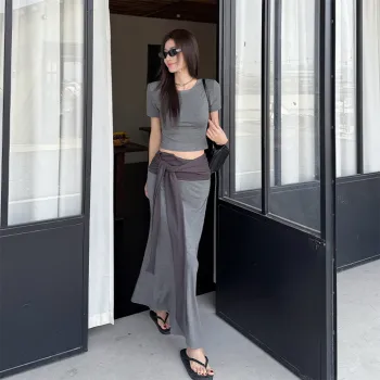 COVER TIME Two Piece Skirt Sets Women's