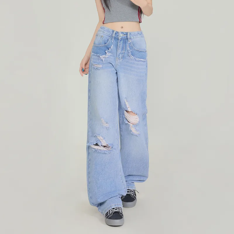 COVER TIME Jeans Women's Vintage Blue-3