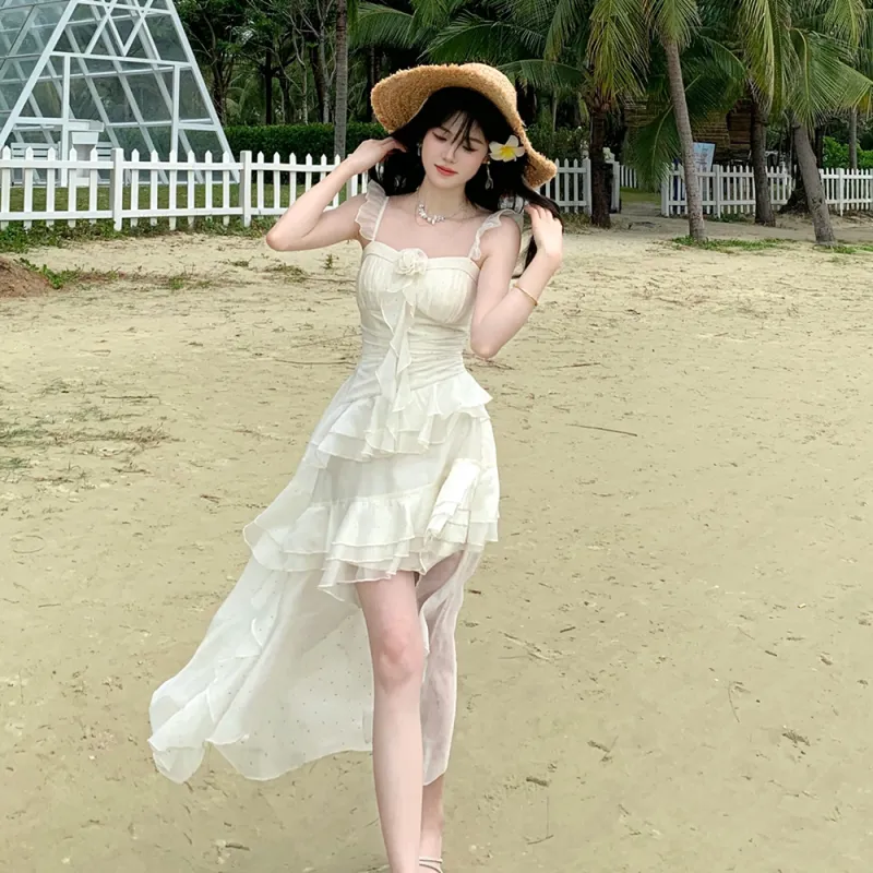 COVER TIME Slip Dresses Women's-3