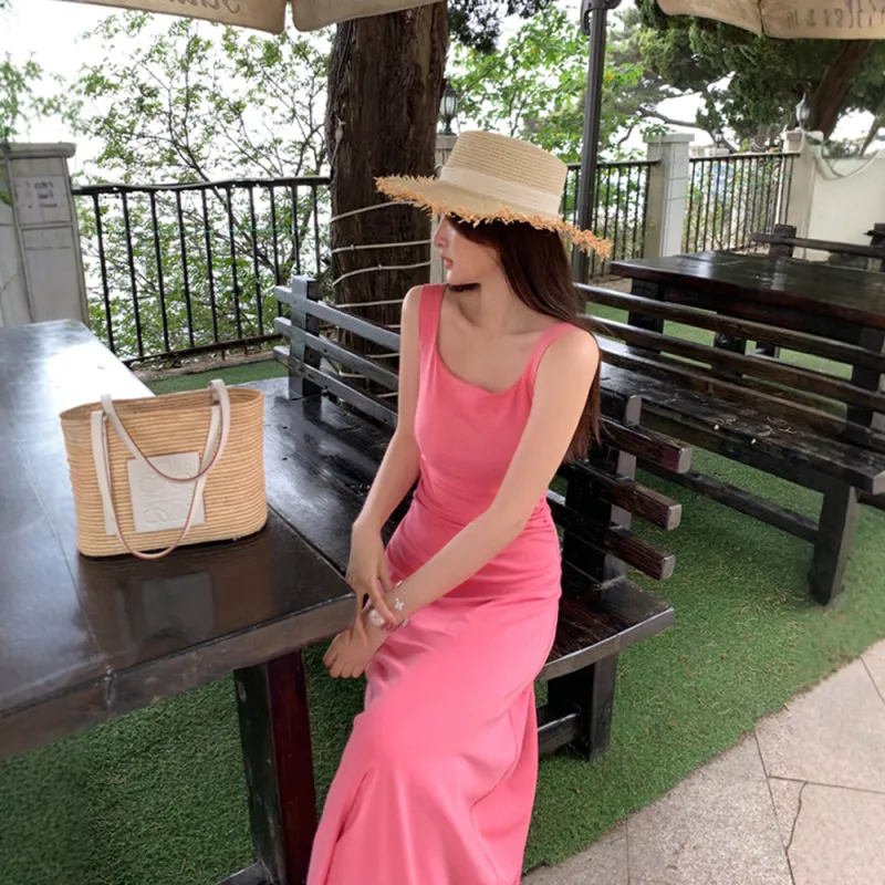 COVER TIME Slip Dresses Women's-2