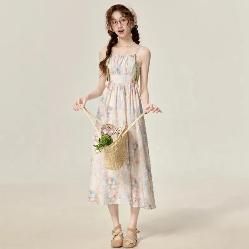 COVER TIME Slip Dresses Women's Multicolor-5