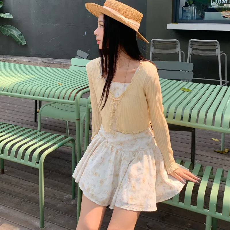 COVER TIME Two Piece Skirt Sets Women's-2