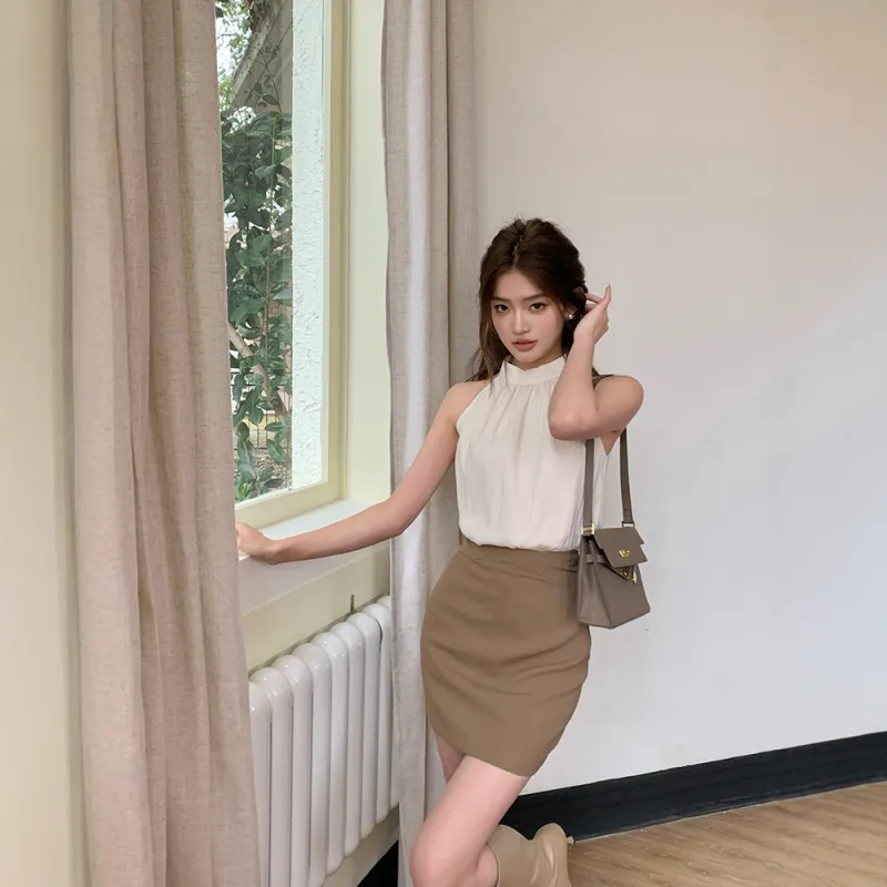 COVER TIME Two Piece Skirt Sets Women's-5