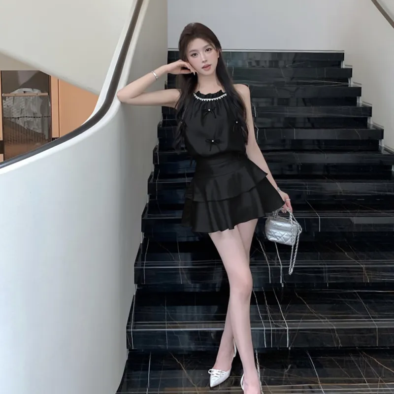 COVER TIME Two Piece Skirt Sets Women's-4