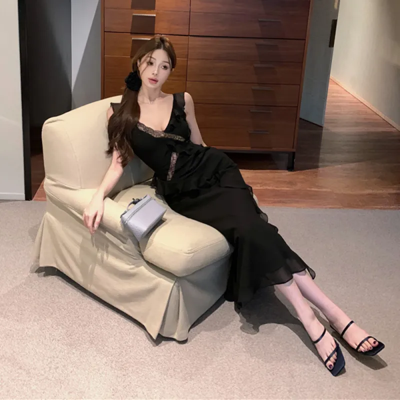 COVER TIME Slip Dresses Women's-4