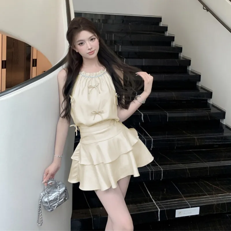 COVER TIME Two Piece Skirt Sets Women's-6
