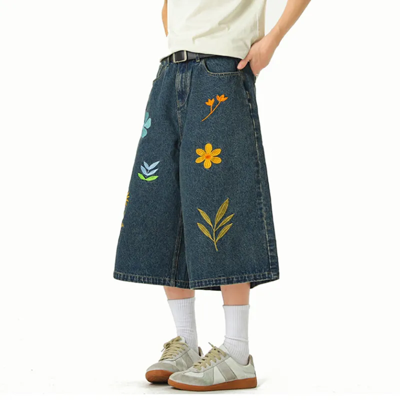 GY.VG Casual Shorts Unisex Blue-3