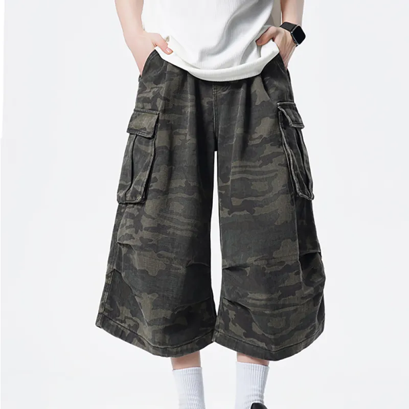 GY.VG Casual Shorts Unisex Camouflage-2