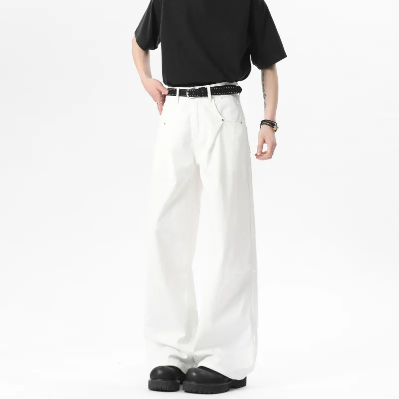 GY.VG Jeans Unisex White-2