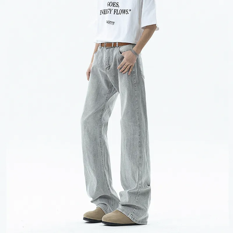 GY.VG Jeans Unisex Smoke Gray-4