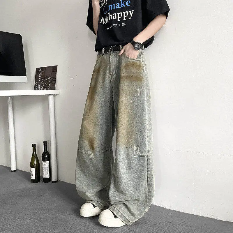 GY.VG Jeans Unisex Smoke Gray-2