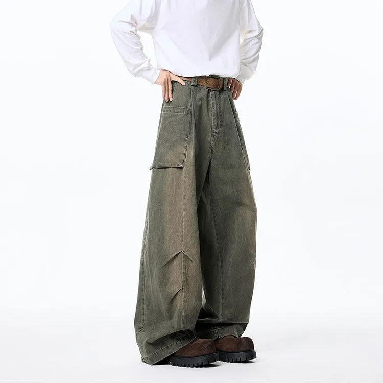 GY.VG Jeans Unisex Army Green-3