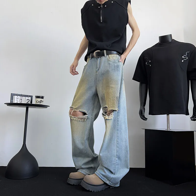 GY.VG Jeans Unisex Blue-4