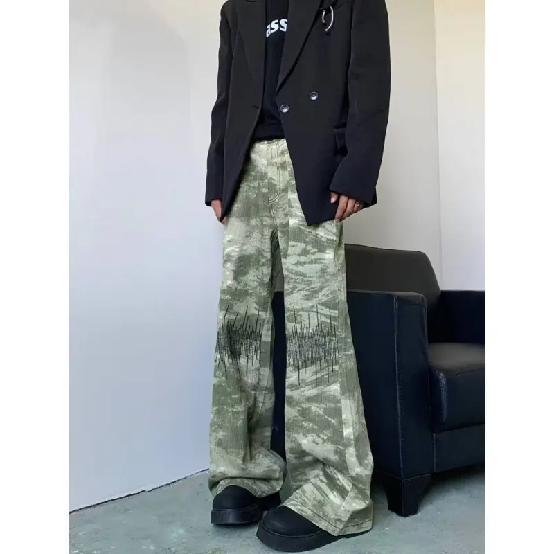 GY.VG Jeans Unisex Camouflage-4