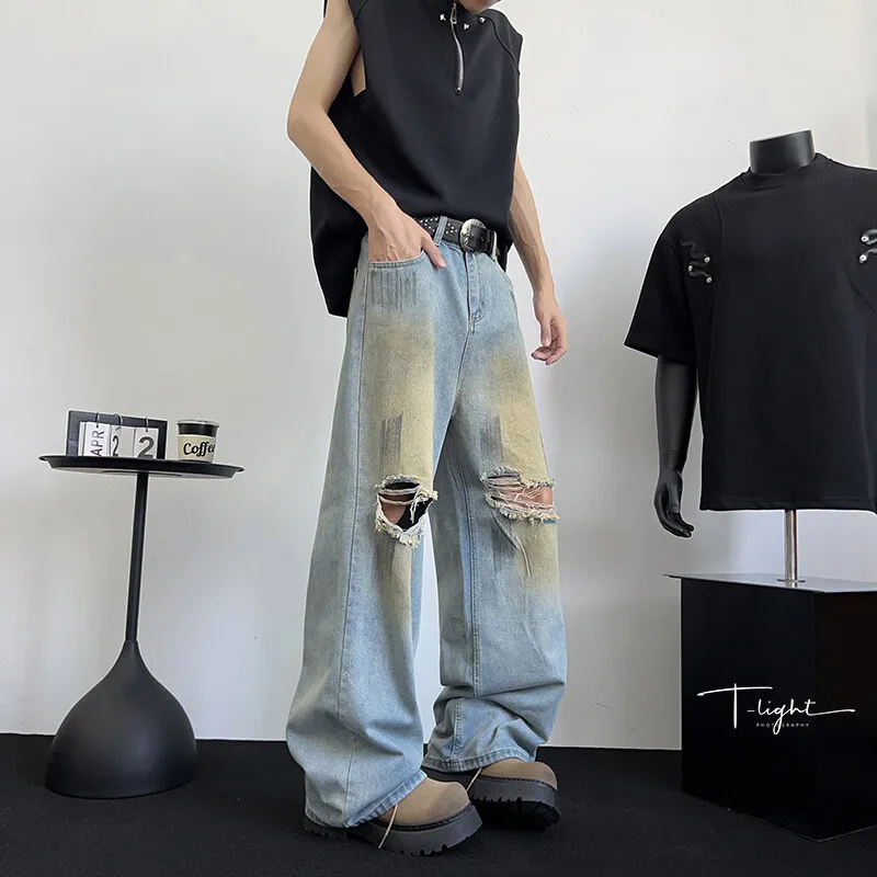 GY.VG Jeans Unisex Blue-3