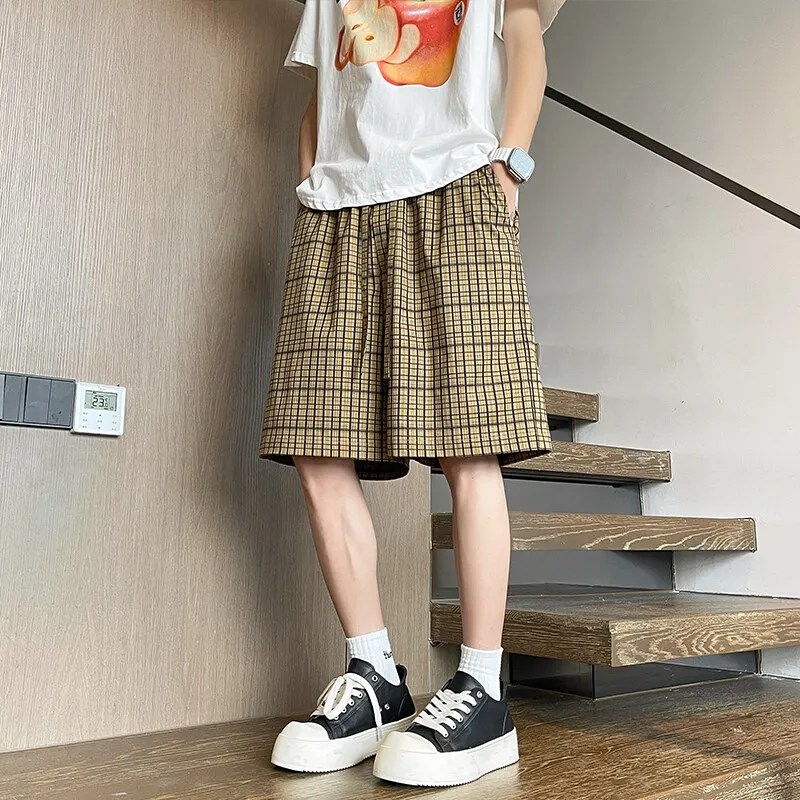 GY.VG Casual Shorts Unisex Khaki-1