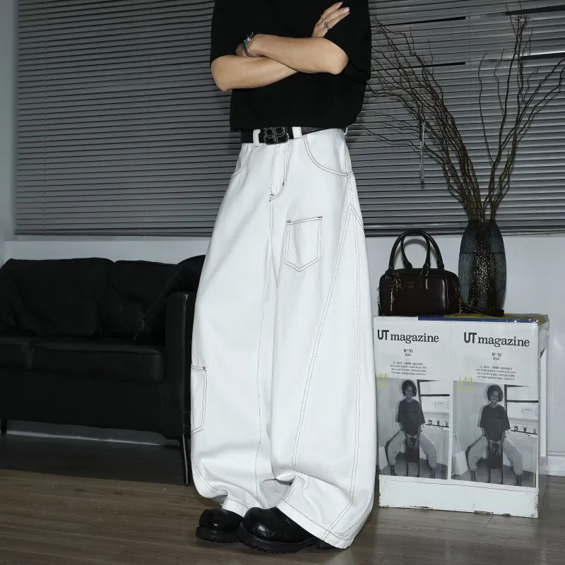 GY.VG Jeans Unisex White-1