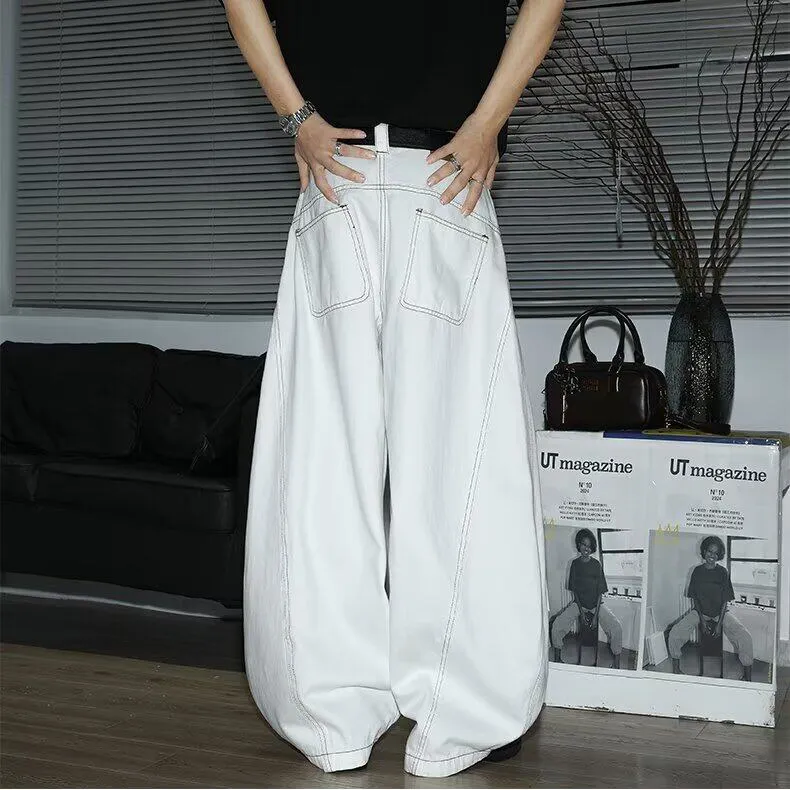 GY.VG Jeans Unisex White-3